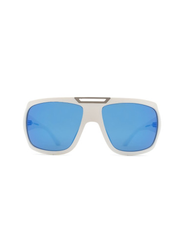 Bogner 67607 1500 63 - правоъгълна слънчеви очила, unisex, бели, огледални
