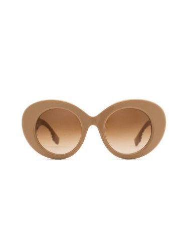 Burberry Margot 0Be4370U 399013 49 - кръгла слънчеви очила, дамски, кафяви