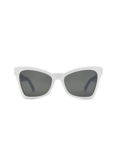 Balenciaga Bb0231S 005 57 - cat eye слънчеви очила, дамски, бели