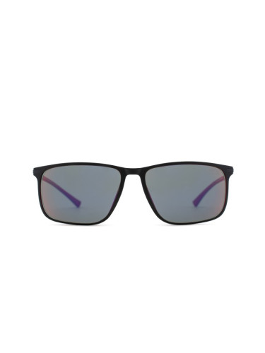 Jaguar 37620 6101 58 - правоъгълна слънчеви очила, мъжки, черни