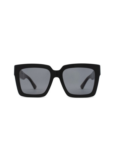 Bottega Veneta Bv1198Sa 001 55 - квадратна слънчеви очила, дамски, черни