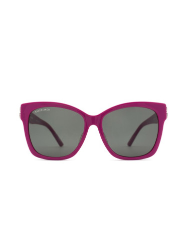 Balenciaga Bb0102Sa 013 57 - квадратна слънчеви очила, дамски, розови