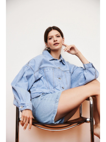 Marisse Women's Jacket L-Ku-4318 Blue