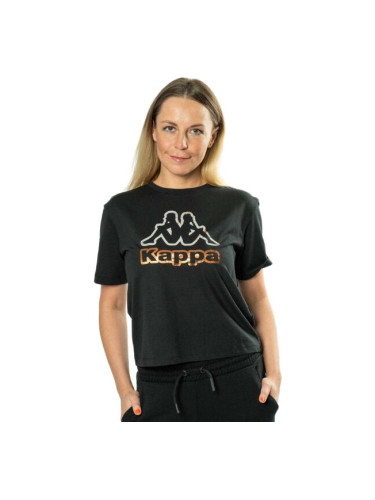 Kappa LOGO FALELLA Дамска тениска, черно, размер