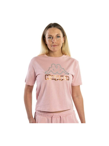 Kappa LOGO FALELLA Дамска тениска, розово, размер