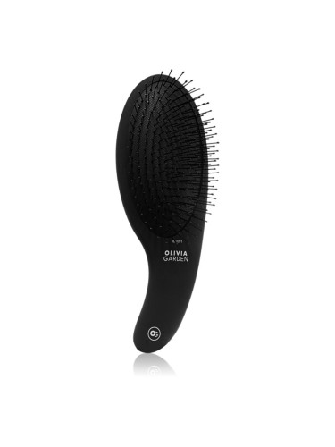 Olivia Garden Black Label CURVE Board&Nylon bristles Четка за коса за по-лесно разресване на косата Black 1 бр.