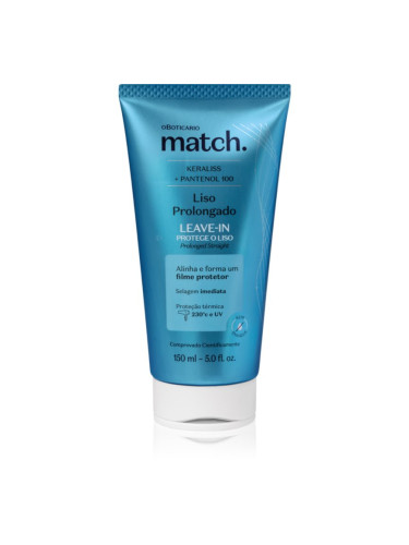 oBoticário Match. Prolonged Smooth изглаждащ балсам без отмиване 150 мл.