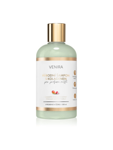Venira Natural shampoo with Collagen for Hair Growth шампоан за разредена коса Mango-Lychee 300 мл.