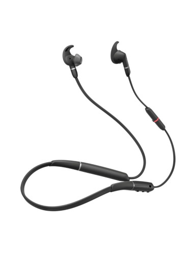 Слушалки Jabra Evolve 65e MS & Link 370, безжични, микрофон, Bluetooth, черни