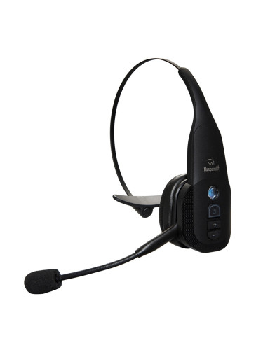 Bluetooth слушалка Jabra BlueParrott B350-XT, шумоизолиращ микрофон, до 24 часа време за разговори, Bluetooth 5, IP54 защита, VoiceControlTM, черна