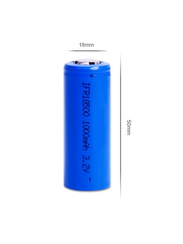 Акумулаторна батерия 36334, 18500, 3.2V, 1000mAh, Li-ion, 1 брой