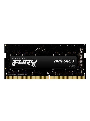 Памет 8GB DDR4 3200MHz, SO-DIMM, Kingston HyperX FURY Impact (KF432S20IB/8), 1.2V