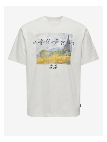 ONLY & SONS Art T-shirt Byal