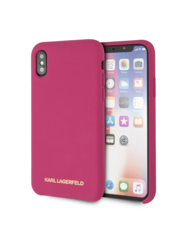 Гръб Karl Lagerfeld Gold Logo за Apple iPhone XS Max