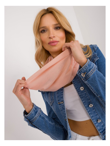 Light peach women's viscose scarf