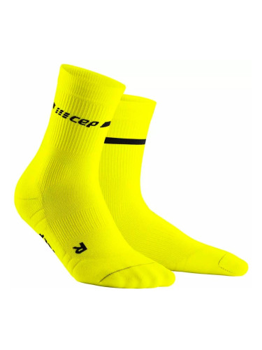 Dámské běžecké ponožky CEP Neon žluté, II
