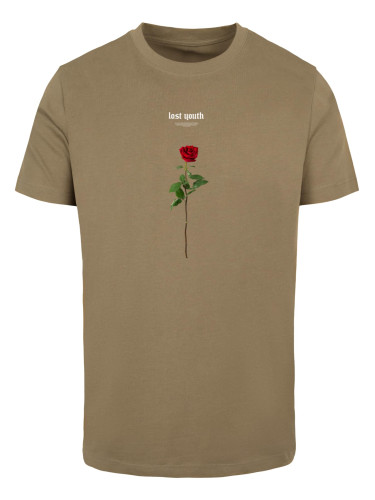 Men's T-shirt Lost Youth Rose - olive