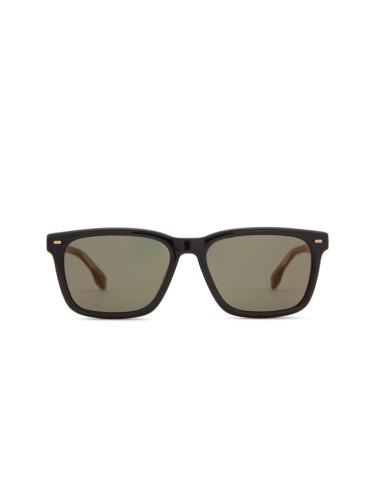 Hugo Boss 1318/S 807 CW 55 - правоъгълна слънчеви очила, мъжки, черни