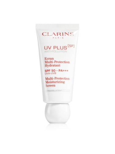 Clarins UV PLUS [5P] Anti-Pollution Translucent мултифункционален крем хидратираща SPF 50 30 мл.