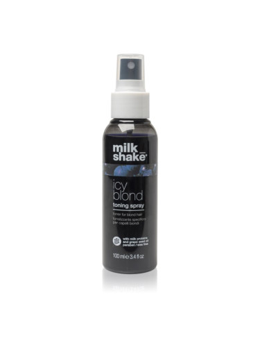 Milk Shake Icy Blond Toning Spray спрей неутрализиращ жълтеникавите оттенъци 100 мл.