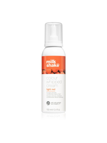 Milk Shake Colour Whipped Cream тонираща пяна за всички видове коса Light Red 100 мл.