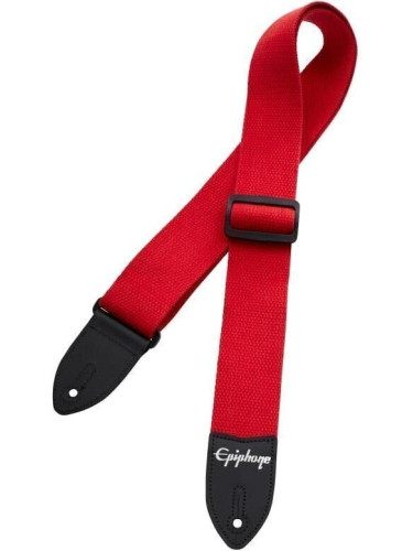Epiphone Cotton Guitar Strap Red