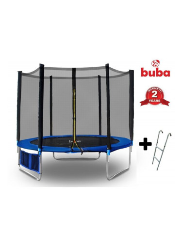 Детски батут Buba 8FT (244 см) с мрежа и стълба
