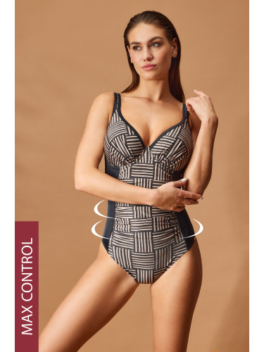 Вталяващ цял бански костюм Maia Shiny Sand