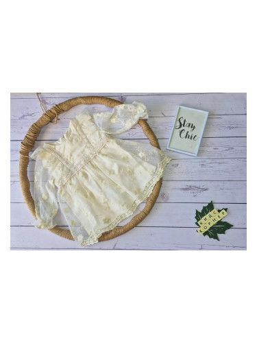 Официална бебешка рокля Ivory Lace