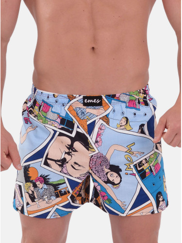 Emes comic men's shorts with pockets