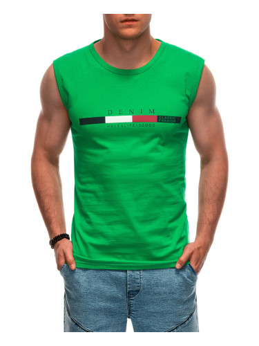Edoti Men's printed tank top