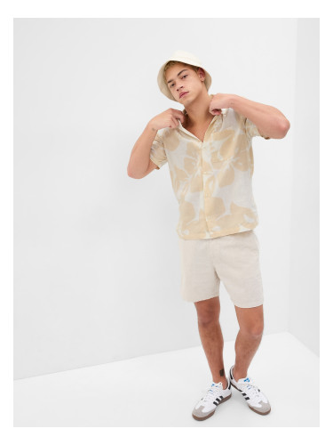 GAP Linen Patterned Shirt - Men's