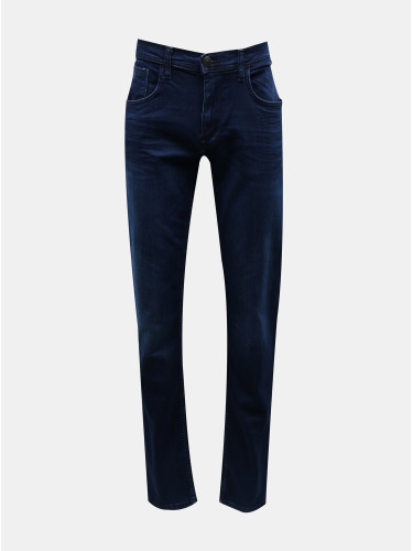 Dark Blue Slim Fit Jeans Blend - Men