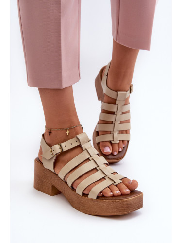 Дамски кожени сандали Zazoo