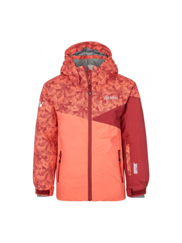 Girl's ski jacket Kilpi SAARA-JG dark red