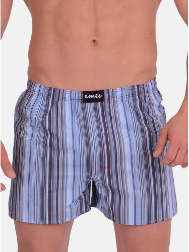 Emes blue men's striped shorts