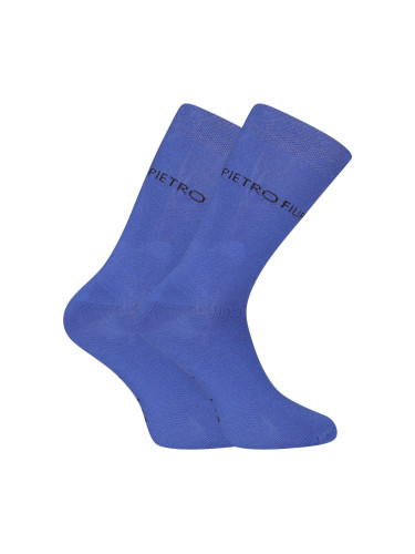 Pietro Filipi high bamboo socks navy blue