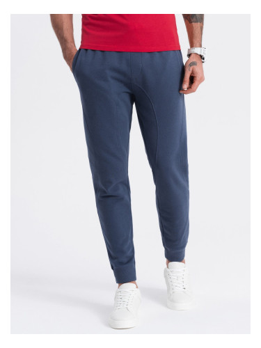 Ombre Men's jogger sweatpants - navy blue