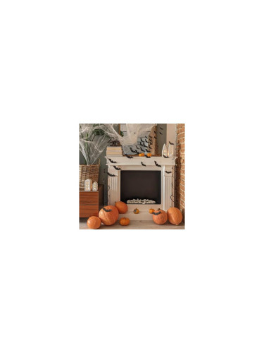 Кратък био камина AUGUST 97,9x115 см, 3kW, бял