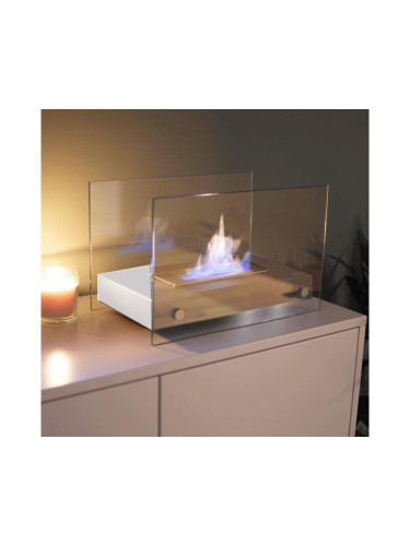BIO камина HOTEL/MINI 25,2x39см 1kW бяла, серия HOTEL/MINI