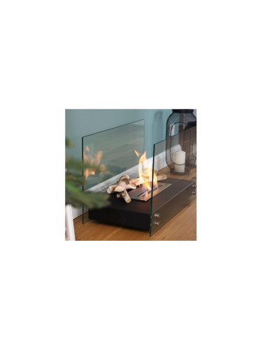 BIO камина HOTEL 40,2x70 см, 2kW, черна, с TUV сертификат