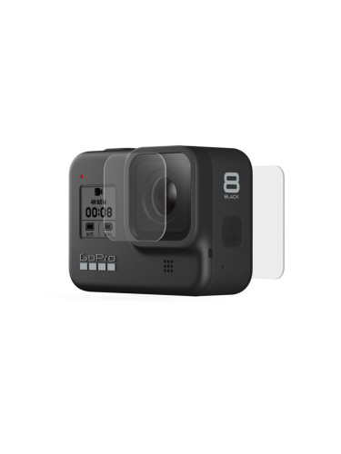 Протектор за обектив и дисплей GoPro Tempered Glass Lens + Screen Protectors за HERO8 Black, розов
