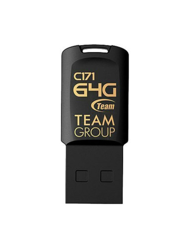 Памет 64GB USB Flash Drive, Team Group C171, USB 2.0, черна