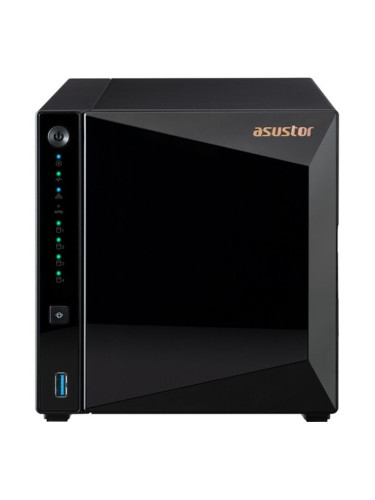 Мрежови диск (NAS) Asustor Drivestor 4 Pro Gen2, двуядрен Realtek RTD1619B 1.7GHz, без твърд диск (4x SATA 6Gb/s), 2GB DDR4, 1x 100/1000/2500Mbps LAN, 3x USB 3.2 Gen 1