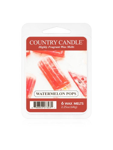 Country Candle Watermelon Pops восък за арома-лампа 64 гр.