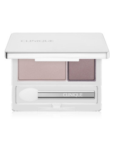 Clinique All About Shadow™ Duo Relaunch дуо сенки за очи цвят Twilight Mauve/Brandied Plum - Shimmer 1,7 гр.