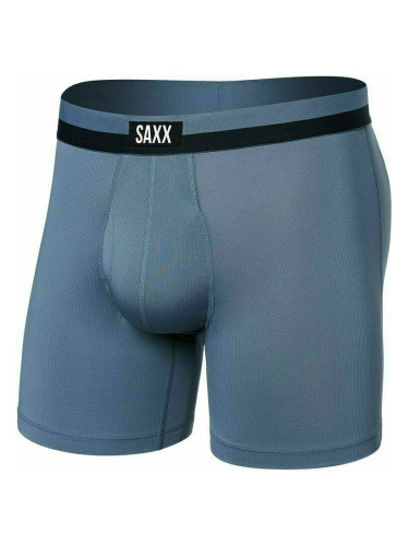 SAXX Sport Mesh Boxer Brief Stone Blue 2XL Фитнес бельо