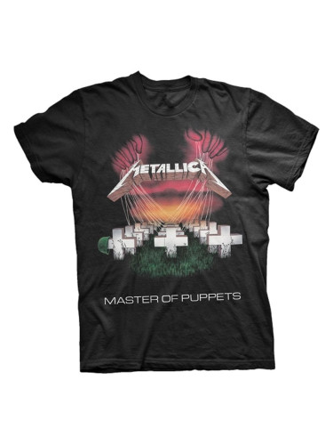 Metallica Риза Master of Puppets European Tour '86. Unisex Black 2XL