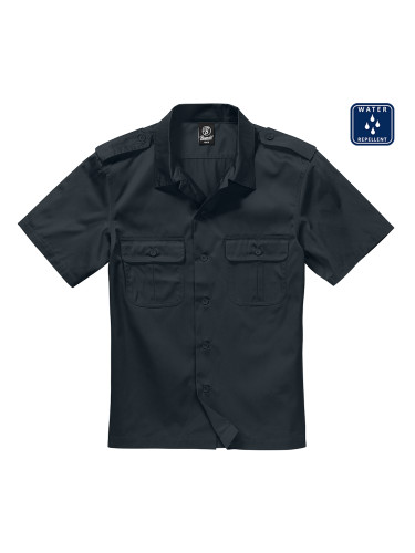 Мъжка риза с къс ръкав в черен цвят Brandit US