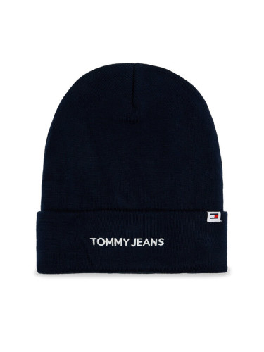 Tommy Jeans Шапка Linear Logo AM0AM12025 Тъмносин
